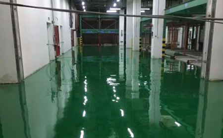 11月福海福海环氧地坪施工高峰来袭，梦得来化工多项目同步推进保交付